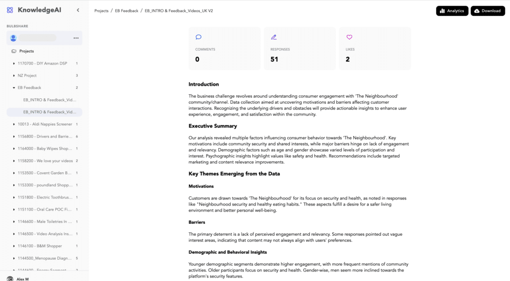 Knowledge AI, Bulbshare's new analysis environment | Bulbshare Knowledge AI, Bulbshare's new analysis environment | Bulbshare