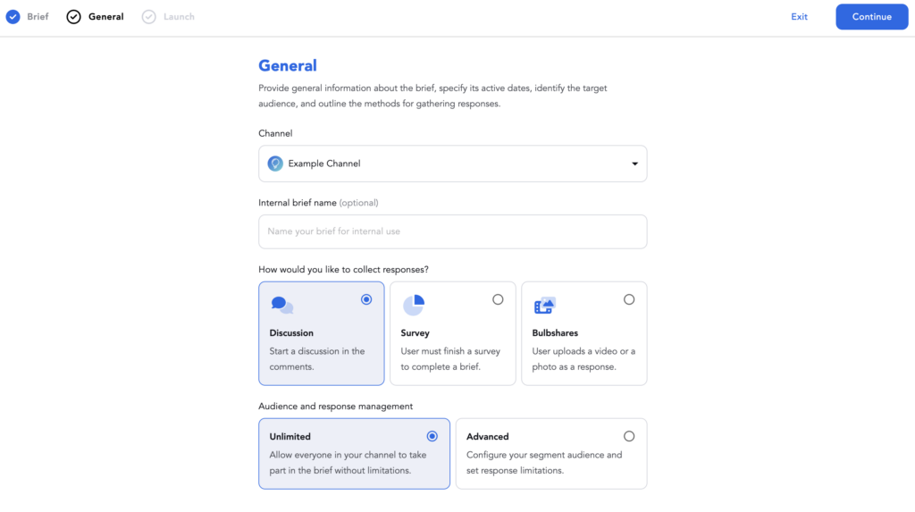 Create a brief in Bulbshare | Bulbshare Create a brief in Bulbshare | Bulbshare