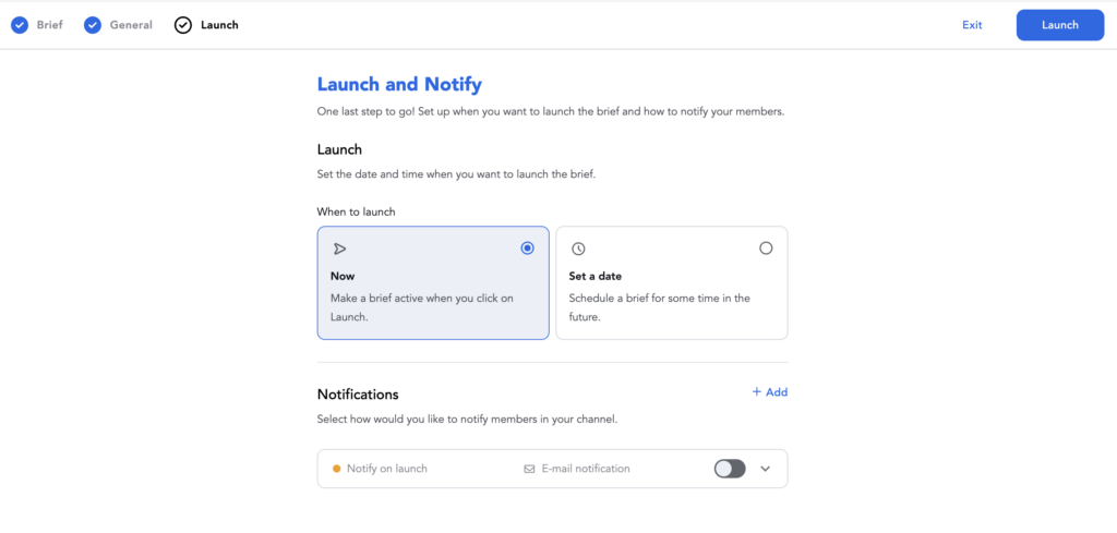 Create a brief in Bulbshare | Bulbshare Create a brief in Bulbshare | Bulbshare