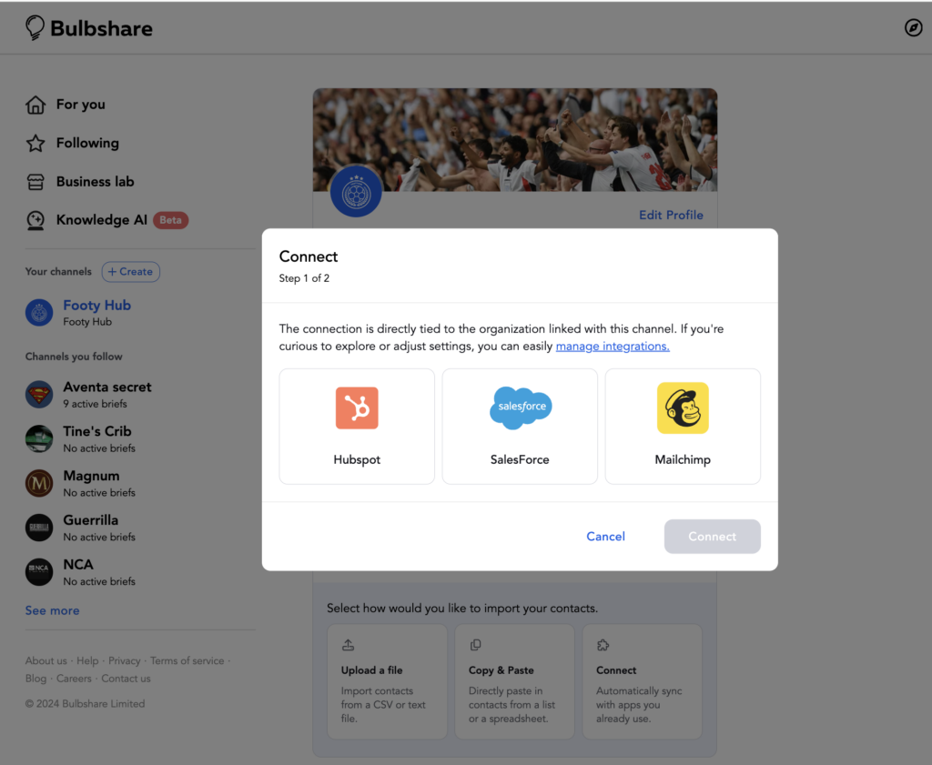 How to invite a new user to your channel | Bulbshare How to invite a new user to your channel | Bulbshare